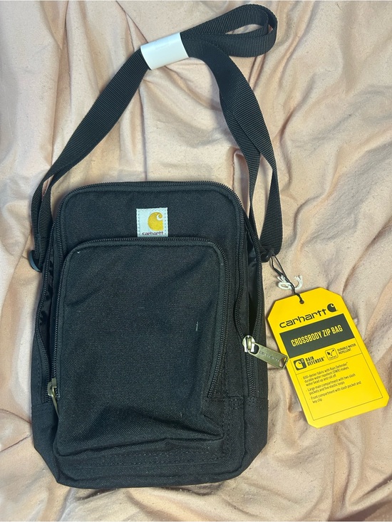 Carhartt Handbags - Carhartt Black Crossbody Zip Bag - CompactShoulder Bag